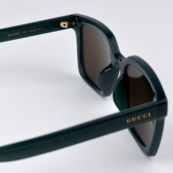 Gucci GG1582SK 003 BRAND NEW Sunglasses Opal Blue Grey Brown Unisex Square